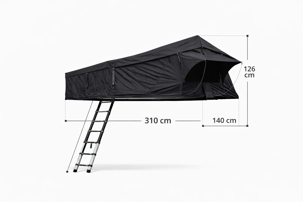 ROOFHEAVEN Daktent 1.4 zwart